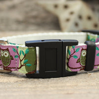 H'Owl Purple Cat Collar