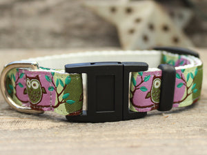 H'Owl Purple Cat Collar