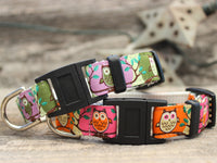 H'Owl Pink Cat Collar
