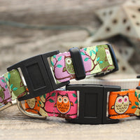 H'Owl Pink Cat Collar