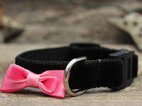 Bowtie Pink Cat Collar
