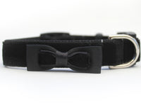 Bowtie Black Cat Collar
