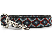 Midnight Lantern Dog Collar with Silver Metal Buckles
