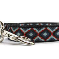 Midnight Lantern Dog Collar with Silver Metal Buckles