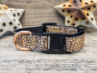 Monty Metallic Rose Gold Cat Collar
