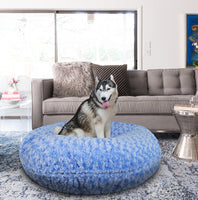 Calming Bagel Bed -Blue Sky
