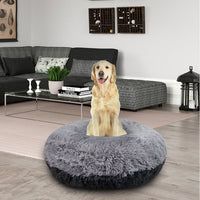 Calming Bagel Bed - Siberian Grey and Wolfhound Grey