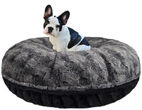 Calming Bagel Bed - Artic Seal and Black Puma
