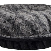 Calming Bagel Bed - Artic Seal and Black Puma