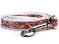 Boho Pastel Dog Collar with Silver Metal Buckles
