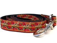 Bombay Dog Collar with Silver Metal Buckles
