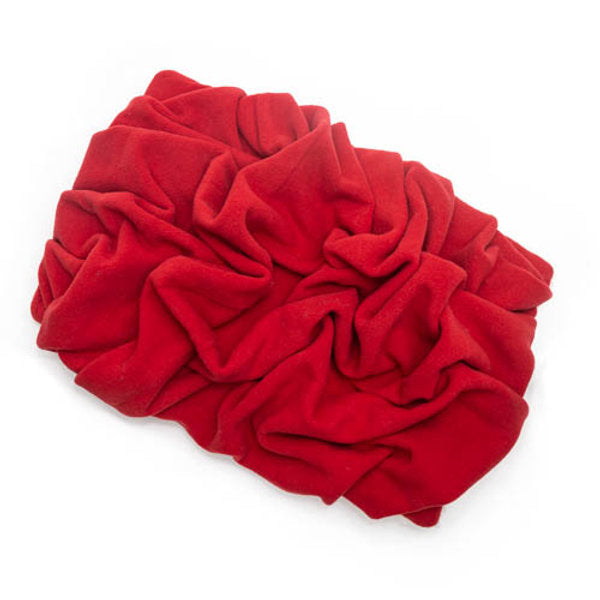 Red Fleece Blanket Bed