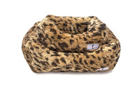 Animal Print Luxe Dog Bed: Pearl Leopard
