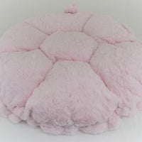 Baby Pink Mink & Crocodile Cream Snuggle Bed