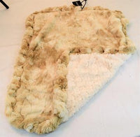 Beige Rabbit & Cream Crocodile Travel Bed or Blanket
