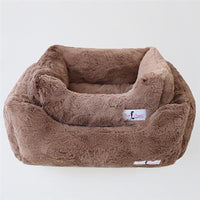 Bella Dog Bed Black, Mocha
