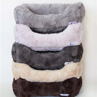 Bella Dog Bed in Chocolate, Blush, Sand, Pewter, Taupe