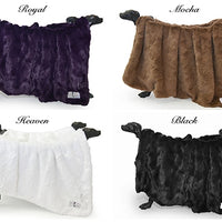 Bella Dog Blankets in Royal, Mocha, Heaven and Black