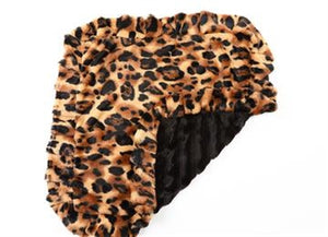 Big Cat top & Ruffle Blankets with Black Mink Bottom