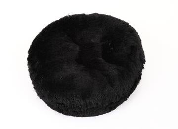 Black Shag Bagel Bed