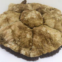 Brown Rabbit & Chocolate Shag Snuggle Bed