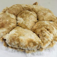 Brown Rabbit & Cream Shag Snuggle Bed