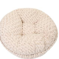 Camel/Beige Rosebud Bagel Bed