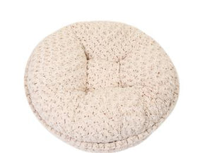 Camel/Beige Rosebud Bagel Bed