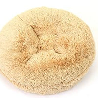 Camel Shag Bagel Bed