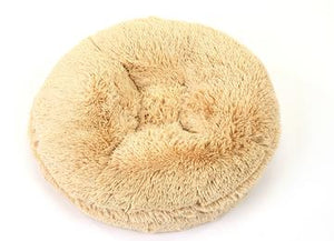 Camel Shag Bagel Bed