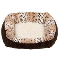 Chocolate & Snow Leopard Lounge Bed