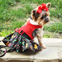 Christmas Gingerbread Dress and Leash