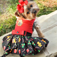 Christmas Gingerbread Dress and Leash