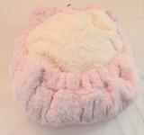 Pink Mink & Cream Crocodile Travel Bed or Blanket
