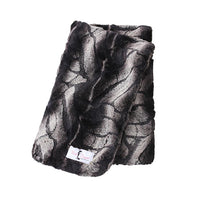 Deluxe Dog Blankets in Prism, Granite, Jungle Cat, and Chinchilla
