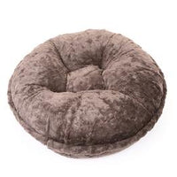 Grey Mink Bagel Bed