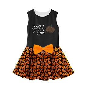 Halloween Girls Dress - Scary Cute