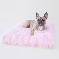 Himalayan Yak Dog Bed Mat Peach, White, Royal Purple and Ballerina Pink
