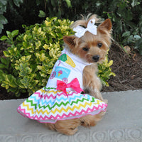 Ice Cream Cart Dress with Leash & D-Ring
