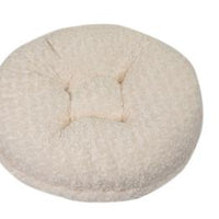 Ivory Rosebud Bagel Bed