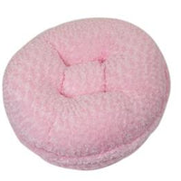 Light Pink Rosebud Bagel Bed