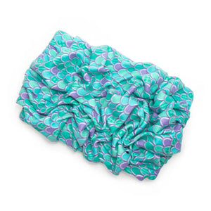 Mermaid Scales Printed Fleece Fabric Blanket Pet Bed