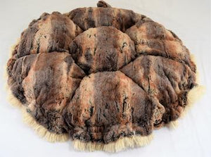 Red Fox & Camel Shag Snuggle Bed