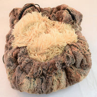 Red Fox & Camel Shag Travel Bed or Blanket