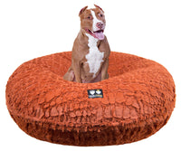 Calming Bagel Bed - Serenity Rust
