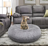 Calming Bagel Bed - Siberian Grey
