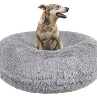 Calming Bagel Bed - Siberian Grey