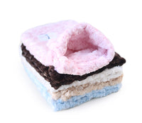 Snuggle Pup Blankets Sleeping  Bag in Tan, Blue, Pink, Grey, Cream and Chocolate
