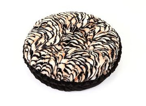 Tiger & Black Mink Bagel Bed