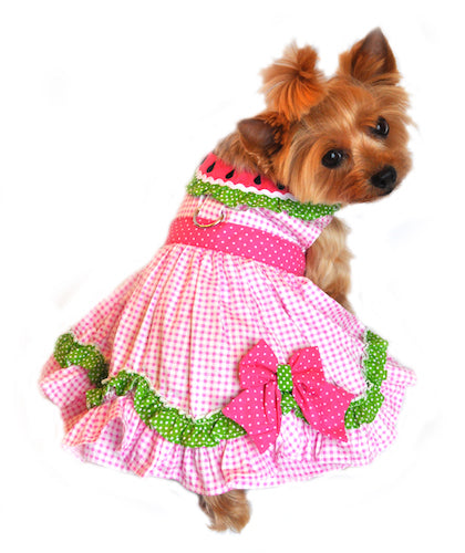 Adorable Watermelon Velcro Dress